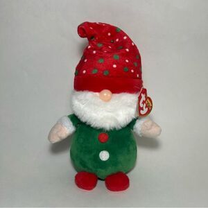 Ty Beanie Boos GNOLAN the Christmas Holiday Gnome 6” 2023 NEW Plush Toy